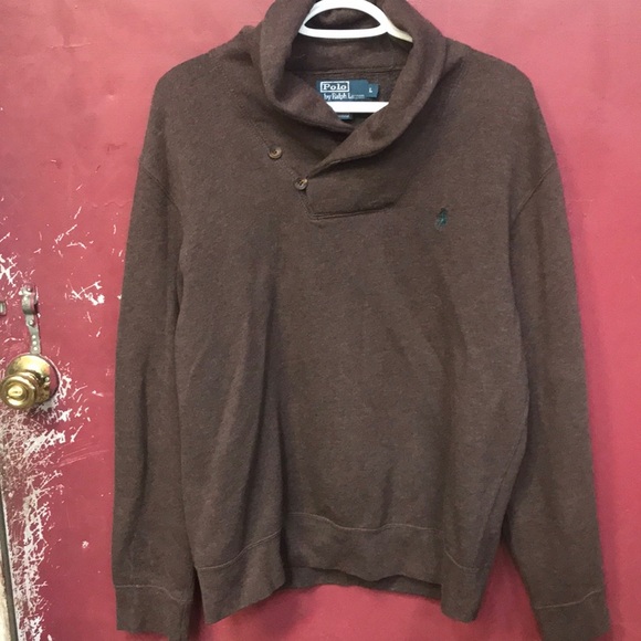 Polo by Ralph Lauren Brown Turtleneck Sweater - Picture 1 of 7